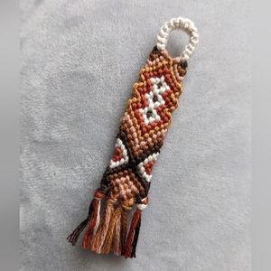 Handmade Friendship Bracelet Keychain